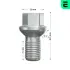 Колісний болт OPTIMAL OP-UWB10013-1 (фото 3)