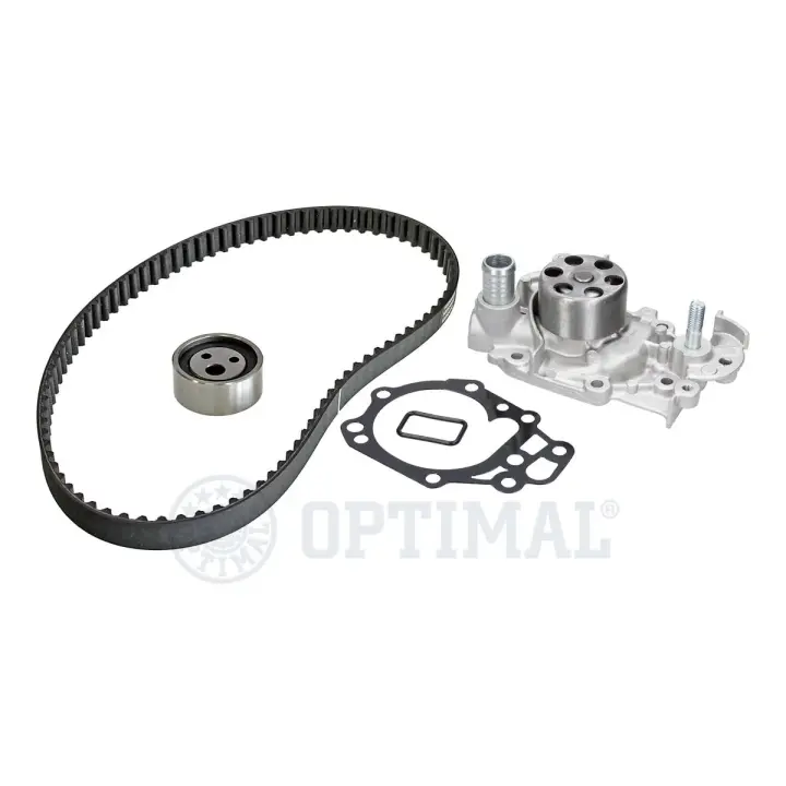 Водяной насос + комплект зубчатого ремня OPTIMAL SK1081AQ2 (фото 1)