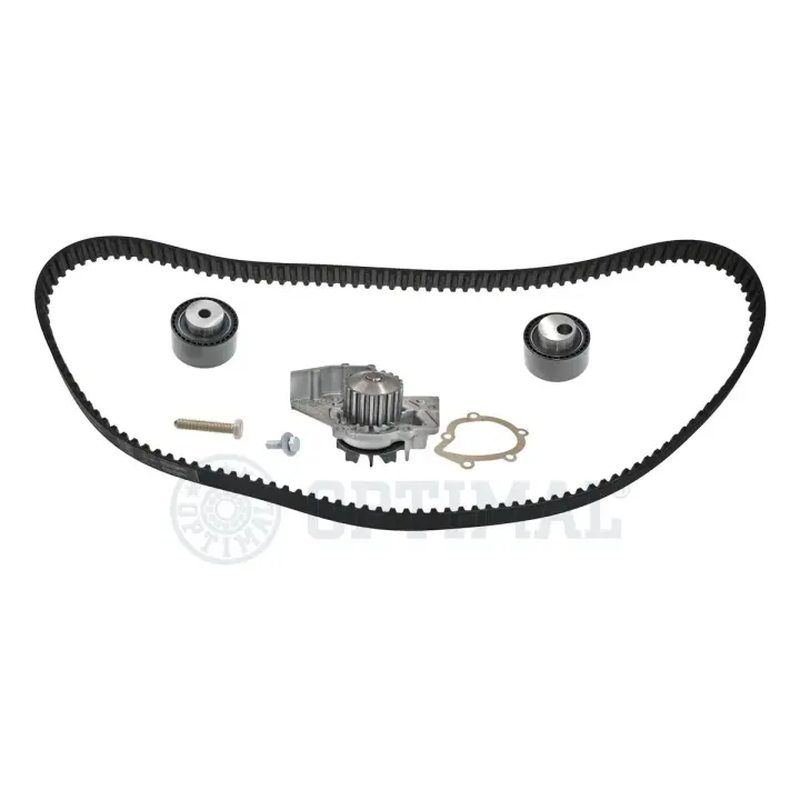 Водяной насос + комплект зубчатого ремня OPTIMAL SK1086AQ1 (фото 1)