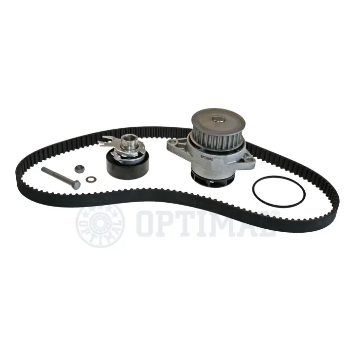 Водяной насос + комплект зубчатого ремня OPTIMAL SK1131AQ1 (фото 1)