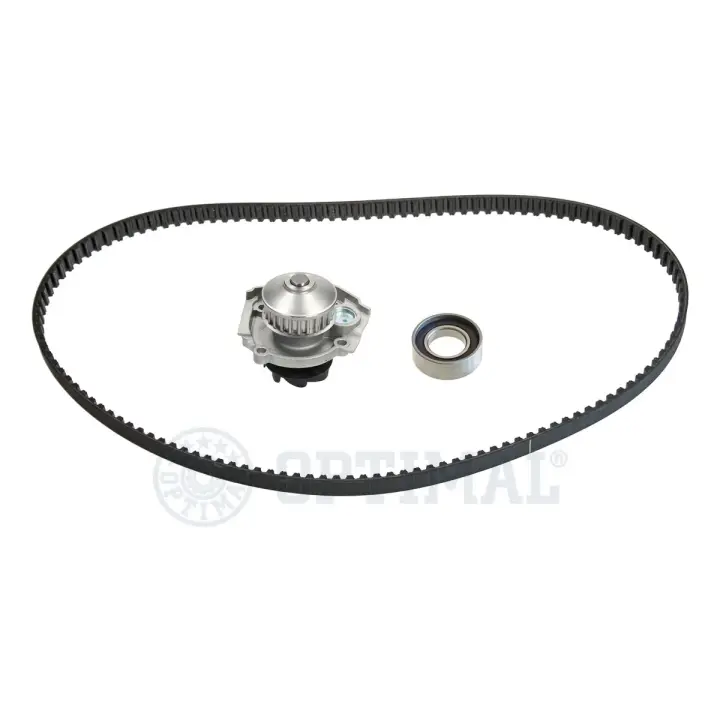 Водяной насос + комплект зубчатого ремня OPTIMAL SK1418AQ1 (фото 1)