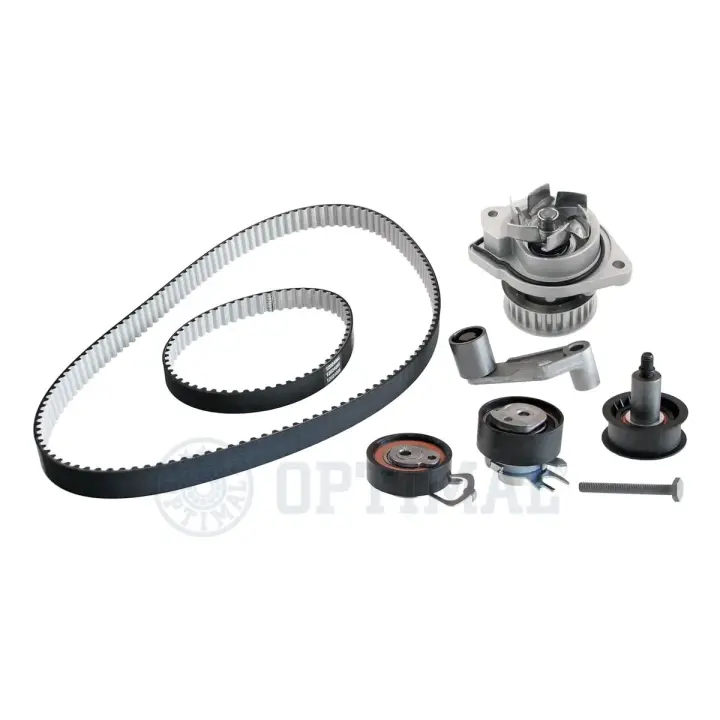 Водяной насос + комплект зубчатого ремня OPTIMAL SK1585AQ1 (фото 1)