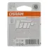 (к/т 2 шт) Автолампа Osram (1,2W 12V W2X4,6D) OSRAM 2721-02B (фото 2)