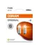 Лампа допоміжн. освітлення Т4W 12V 4W ВА9s (2 шт) blister (вир-во) OSRAM 38932BL (фото 1)
