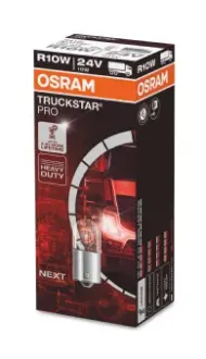ЛАМПА R10W 24V 10W BA15s UNV Truckstar PRO OSRAM 5637TSP