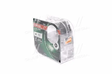 Лампа (Набір 2шт) H1 12В 55Вт P14,5S в 4 рази довший термін служби Ultra Life OSRAM 64150ULTHCB