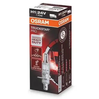 Лампа (картон 1шт) H1 24В 70Вт P14,5S до 120% більшої яскравості Truckstar Pro NextGen OSRAM 64155TSP