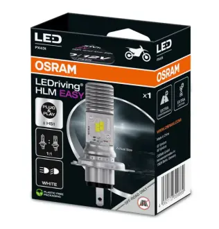 Автолампа светлодіодна HS1 12V 5-5W 6000K PX43T OSRAM 64185DWESY-1HB