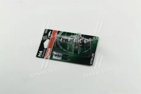 Лампа фарна H4 12V 60/55W P43t ULTRA LIFE 1шт.blister (вир-во) OSRAM 64193ULT01B