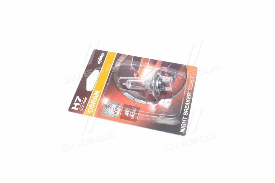 ЛАМПА H7 12V 55W PX26d BLI Silverstar 2.0 NIGHT BREAKER SILVER OSRAM 64210NBS-01b (фото 1)