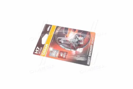 ЛАМПА H7 12V 55W PX26d BLI Silverstar 2.0 NIGHT BREAKER SILVER OSRAM 64210NBS-01b