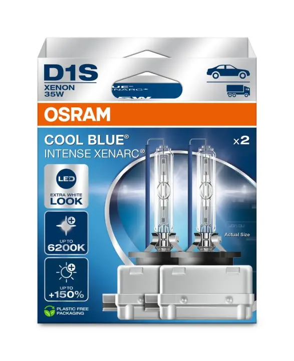 Лампа (Набір 2шт) D1S 85В 35Вт PK32D-2 Cool Blue Intense NextGen 6200K OSRAM 66140CBN2HB (фото 1)