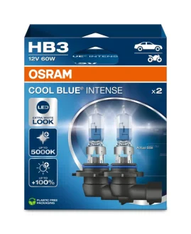 Лампа фарна HB3 60W 12V P20D COOL BLUE INTENSE Next Gen компл. (вир-во) OSRAM 9005CBN2HB