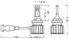 Комплект світлодіодних автоламп OSRAM 9006DWBRT2HFB (фото 2)