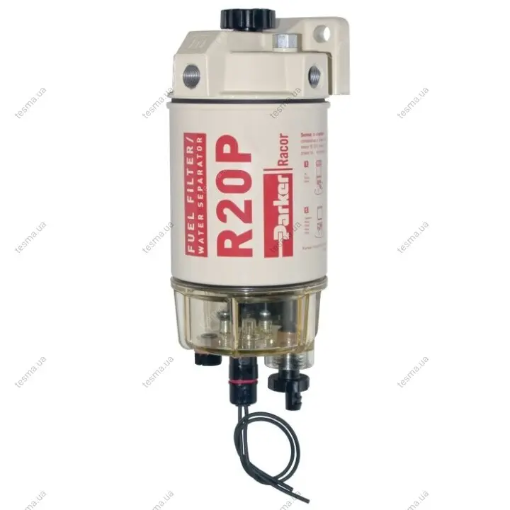 сепаратор дизельного топлива, влагоотделитель подогрев 12V, с подкачкой, racor 230R, 30 мкм PARKER RACOR 230R1230 - фото 1