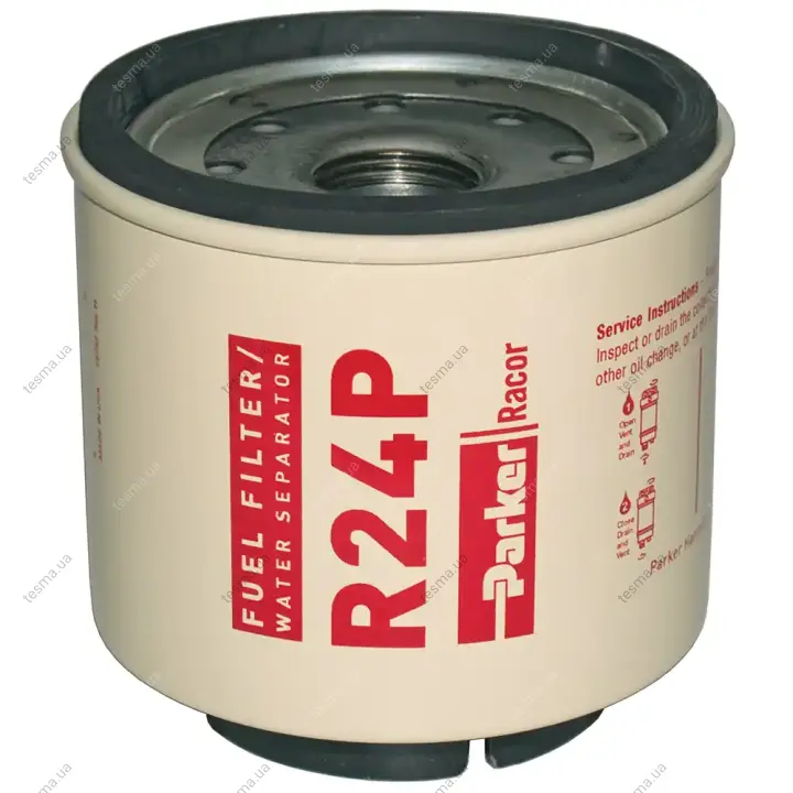 Fuel filter, water separator, Spin-On. Фильтр топливный сепаратор, накручиваемый PARKER RACOR R24P (фото 1)