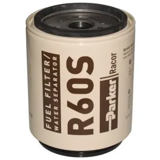 Fuel filter, water separator, Spin-On. Фильтр топливный сепаратор, накручиваемый PARKER RACOR R60S