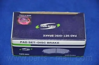 Комплект тормозных колодок, дисковый тормоз PARTS-MALL PKB003