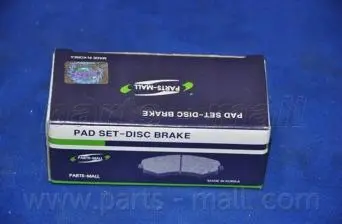 Комплект тормозных колодок, дисковый тормоз PARTS-MALL PKB019