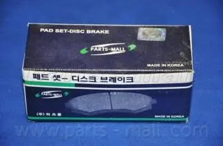 Комплект тормозных колодок, дисковый тормоз PARTS-MALL PKB025