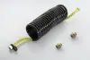 Шланг кручений чорний/жовтий M22x1.5|/M22x1.5 з перехідниками PE 076.375-10A (фото 1)