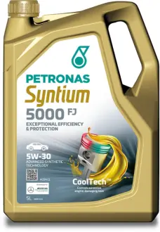 Олива 5W30 SYNTIUM 5000 FJ (5L) (Jaguar Land Rover STJLR.03.5005/Ford WSS-M2C934-B) PETRONAS 70542M12EU