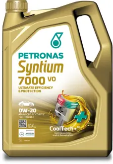 Олива 0W20 SYNTIUM 7000 VO (5L) (Volvo VCC RBS0-2AE/OV 040 1547–A20/STJLR.03.5006) PETRONAS 70721M12EU