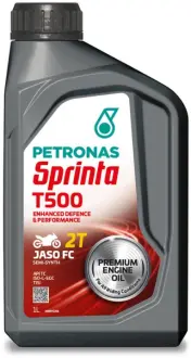 Олива SPRINTA T500 (1L) (ISO EGC/TISI/JASO FC) (API TC) PETRONAS 73049E15EU