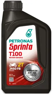 Олива SPRINTA T100 (1L) (ISO-L-EGB/JASO FB) (API TB) PETRONAS 73122E15EU