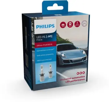 Лампа світлодіодна LED H1 12-24V Ultinon Pro9200 +400 13W 5800K (комплект) (вир-во Philips) PHILIPS 11258U92X2