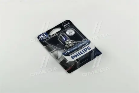 Лампа розжарювання H3 12V 55W PK22s Diamond Vision 5000K 1шт blister (вир-во Philips) PHILIPS 12336DVB1