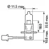 Лампа (Набір 2шт) H3 24В 70Вт PK22S Master Duty Blue Vision PHILIPS 13336MDBVS2 (фото 3)