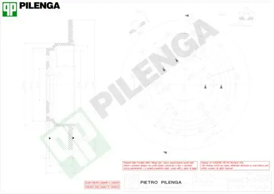 Тормозной диск PILENGA 5309 (фото 1)