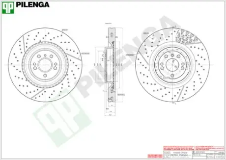 Тормозной диск PILENGA V1007