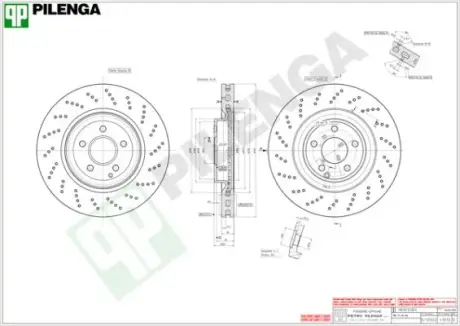 Тормозной диск PILENGA V1013