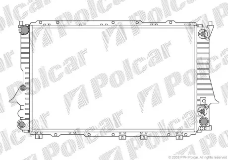 Радиаторы охлаждения POLCAR 131608A8