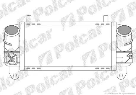 Радиаторы воздуха (Интеркулеры) POLCAR 1322J8-1