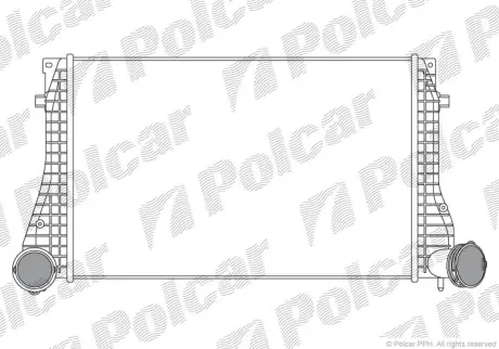 Радиаторы воздуха (Интеркулеры) POLCAR 1323J8-6