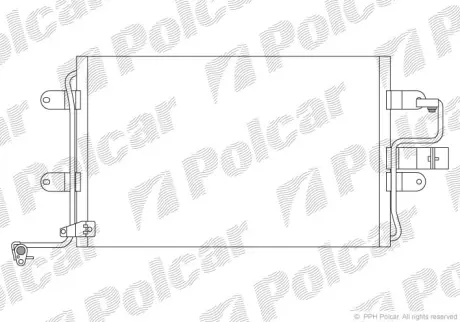 Радиаторы кондиционера POLCAR 1323K8C2S