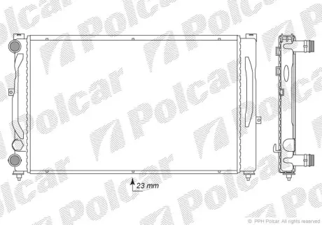 Радиаторы охлаждения POLCAR 13240802