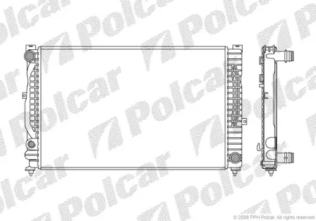 Радиаторы охлаждения POLCAR 132408-5
