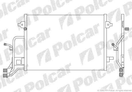 Радиаторы кондиционера POLCAR 1324K8C1