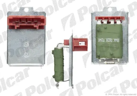 Реостат опалювання салону Audi A4 Skoda Superb I Vw Passat 1.6-4.0 11.94-03.08 POLCAR 1324KST-1