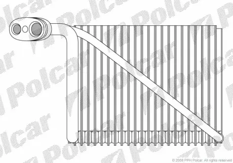 Испаритель кондиционера POLCAR 1324P8-2