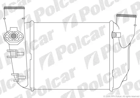Радиаторы воздуха (Интеркулеры) POLCAR 1325J8-1