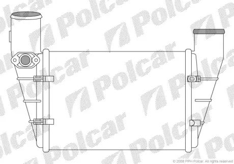 Радиаторы воздуха (Интеркулеры) POLCAR 1325J87X