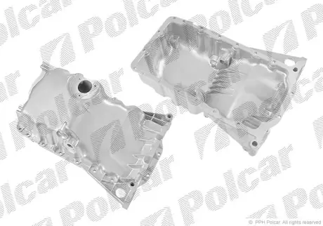 Поддон двиг. Audi A4/A6 VW B-5 1.8T (01>) SK SuperB c дат. масла POLCAR 1325MO-3