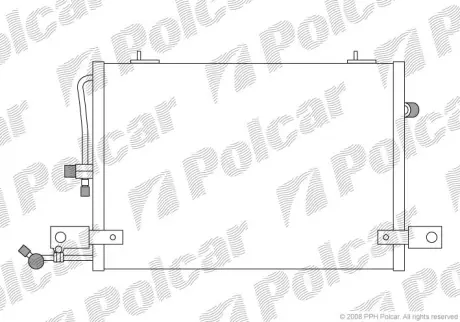 Радиаторы кондиционера POLCAR 1326K8C1S