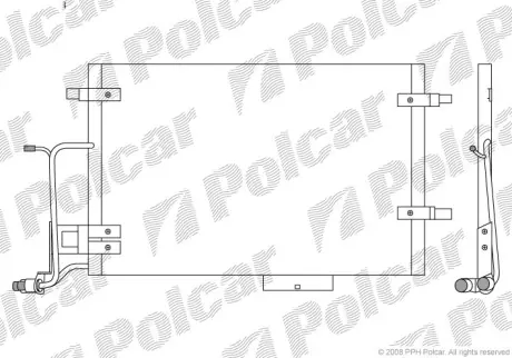 Радиаторы кондиционера POLCAR 1326K8C4S