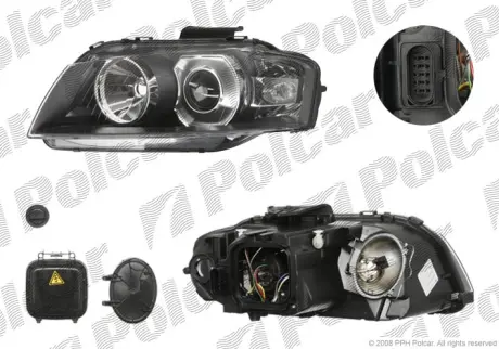 Фара основная POLCAR 1331101E